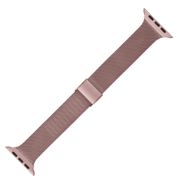 Milanese Slim Stainless Steel Band Buckle Series Apple Watch 38/40/41mm Zarina -Pink
