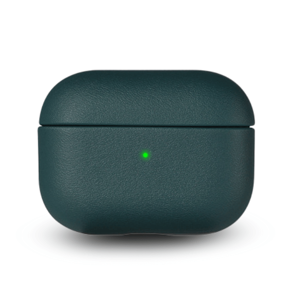 Hard Silicone Leather Like Case for AirPods 4 -Navy