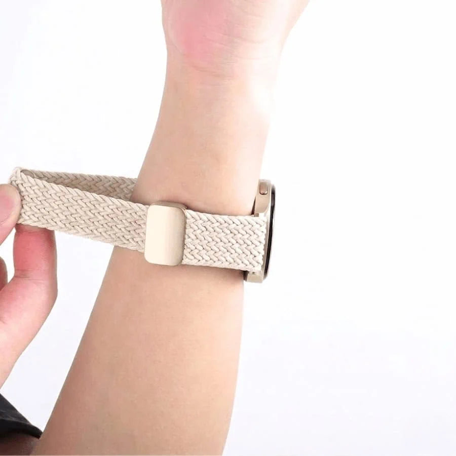 Nylon Magnetic Loop Band for Samsung Galaxy Watch 8 WB06 -Starlight