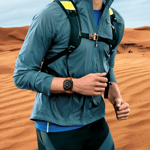 Outdoor Nylon Strap for Samsung Galaxy Watch Ultra 47mm -Black