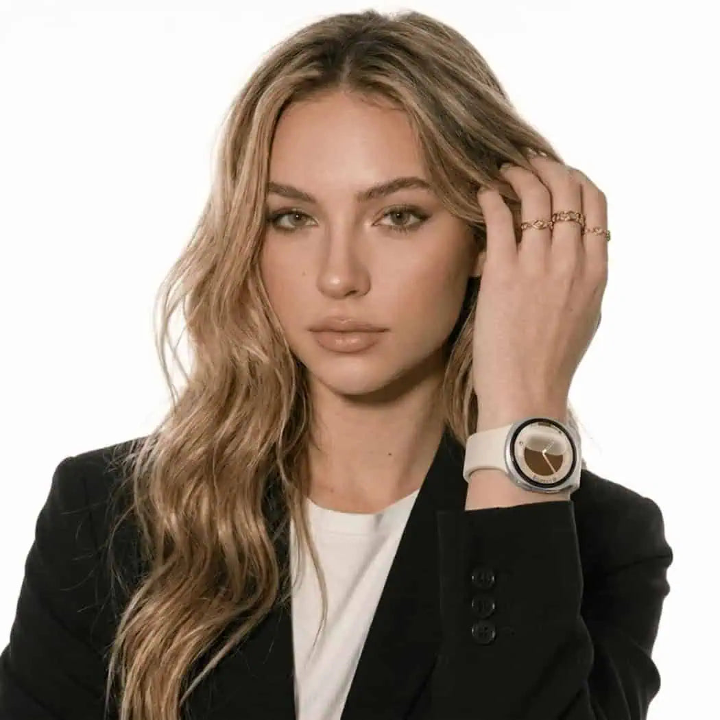 Silicone Sport Band for Samsung Galaxy Watch 8 -Cream