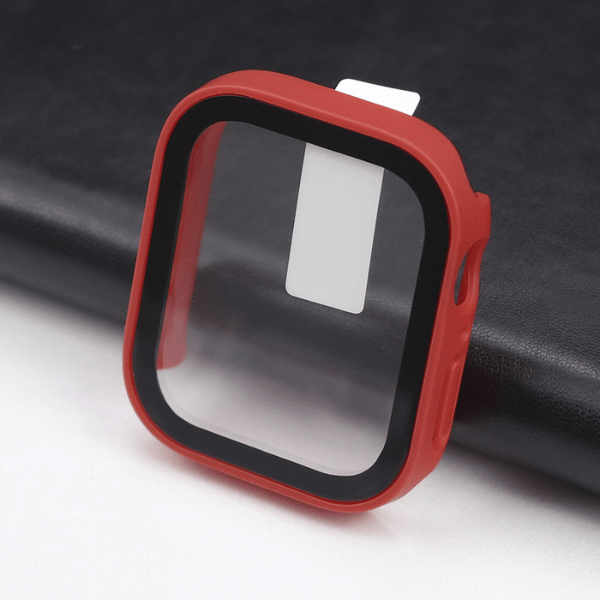 Waterproof Protective Cover for Apple Watch Series 10 42mm Square -Red