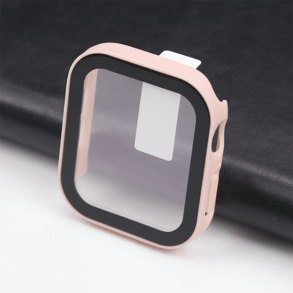 Waterproof Protective Cover for Apple Watch Series 10 42mm Square -Pink