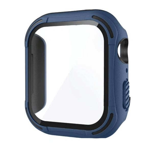 Apple watch Full Case 40MM 2-LAYER GLASS COVER Blue Black