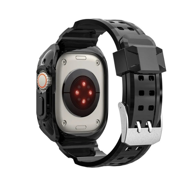 Apple Watch Ultra Full Case 49mm Silicone Band Volcano -Black