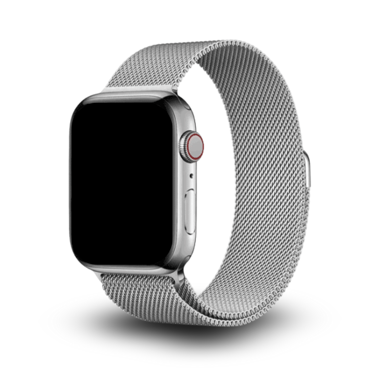 Magnetic Metal Band for Apple Watch 44/45/46/49mm -Silver