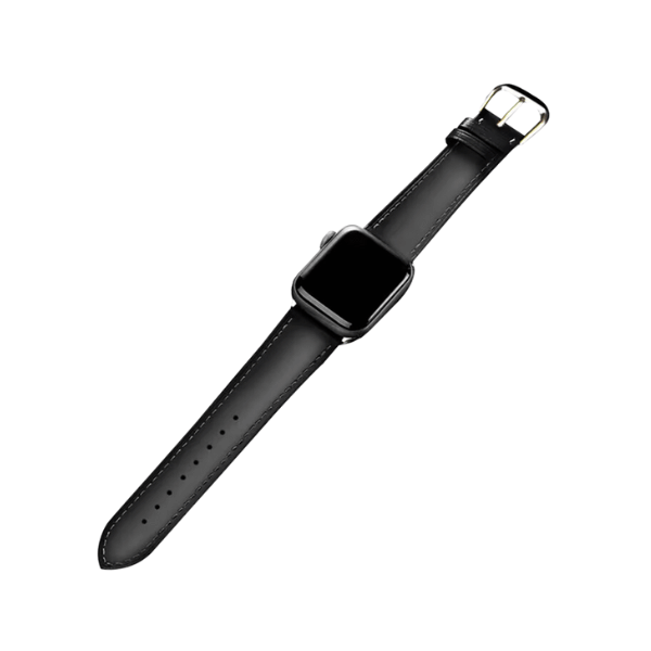 Genuine Leather Band for Apple Watch 40/41/42mm -Black