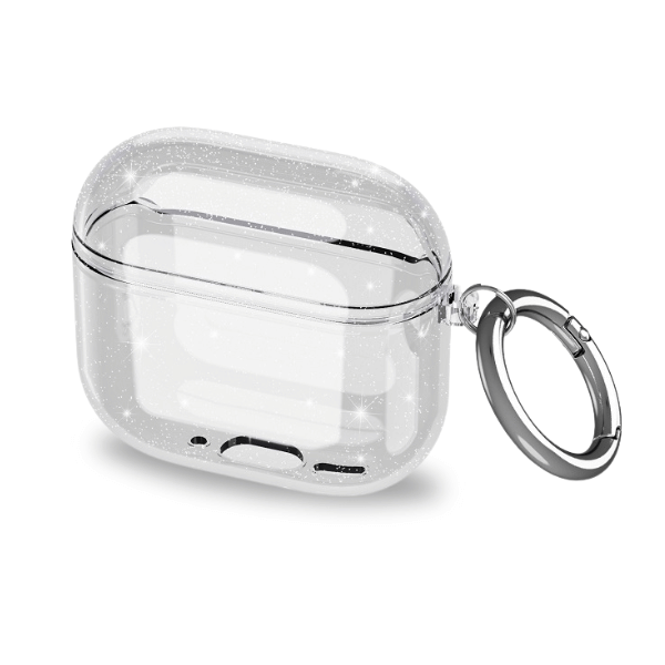 Premium transparent Shine hard case for AirPods 4 -Clear