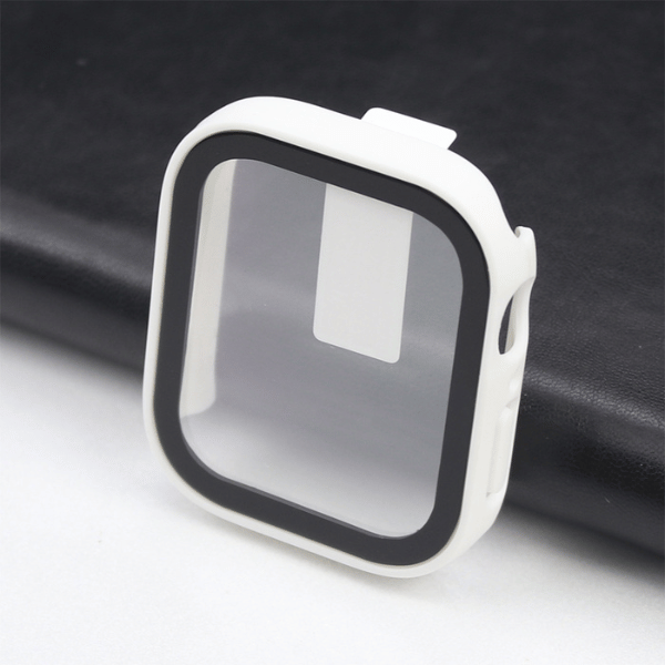 Waterproof Protective Cover for Apple Watch Series 10 42mm Square -White
