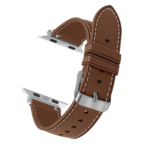 Silicone Apple Watch Band Leather-Like -Moran
