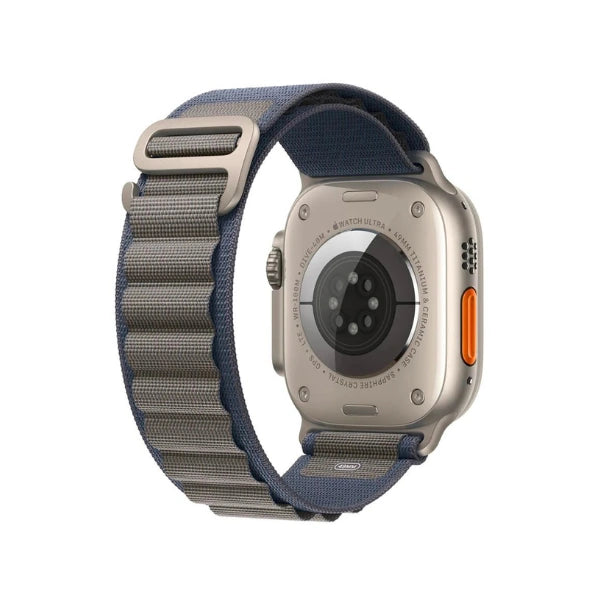 Alpine Loop Apple Watch Nylon Woven Sport Strap 44/45/46/49mm Hunter -Blue