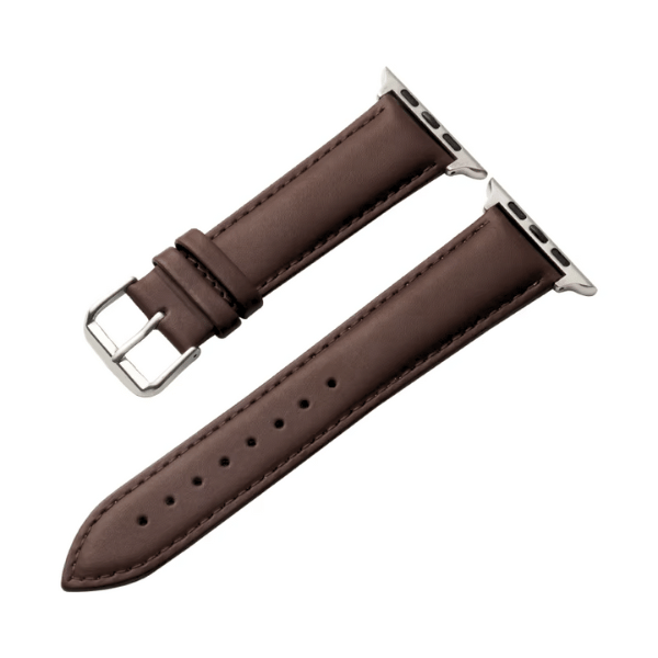 Genuine Leather Band for Apple Watch 42/44/45/49mm -Brown