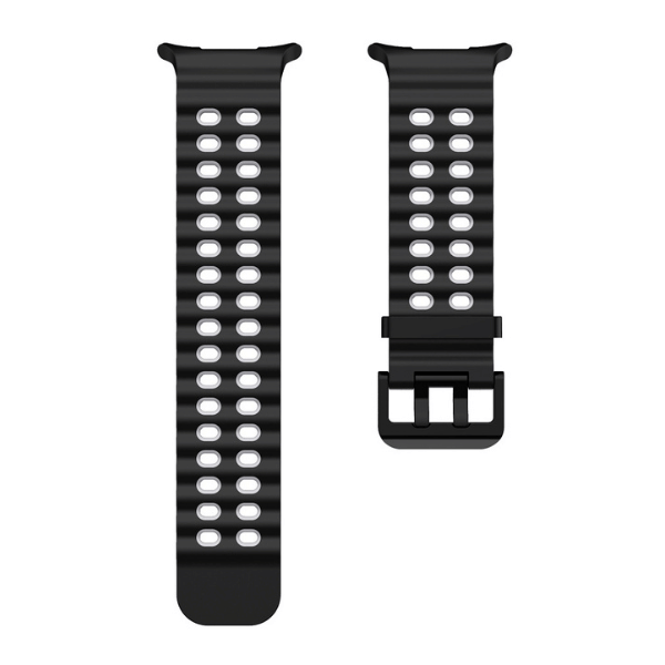 Silicone Band for Samsung Galaxy Watch Ultra -Ocean Black -Gray