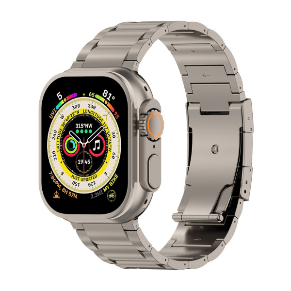 רצועה לאפל ווטש Titanium alloy סגנון Turtle Shell טיטניום 42/44/45/49mm