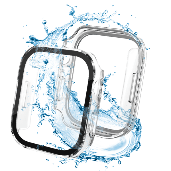 Waterproof Protective Cover for Apple Watch Series 10 42mm Square -Clear