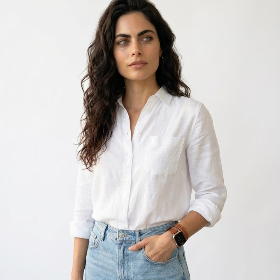 Cleopatra Double Tour Slim Genuine Leather Band for Apple Watch 40/41/42mm –Brown