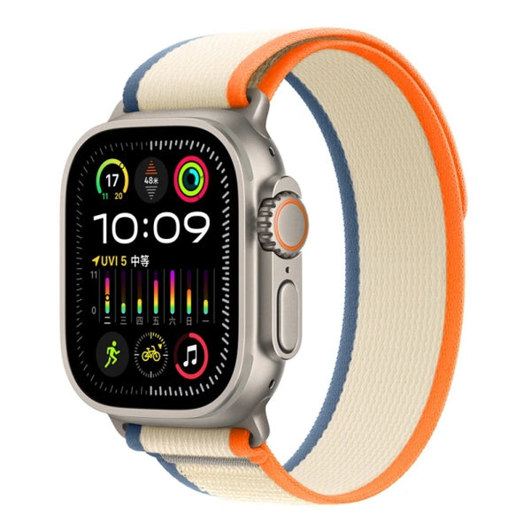 Trail Loop Fabric Band for Apple Watch 44/45/46/49mm Fluffy -Orange