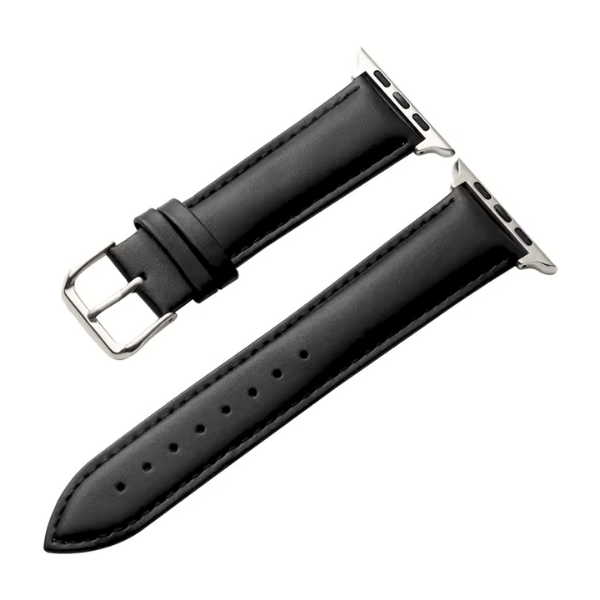 Genuine Leather Band for Apple Watch 40/41/42mm -Black