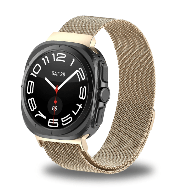 Milanese Loop Band for Samsung Galaxy Watch Ultra Stainless Steel Magnetic -Champagne