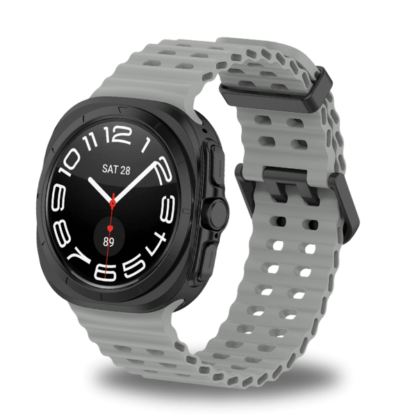 Ocean Silicone Band for Samsung Galaxy Watch Ultra -Grey
