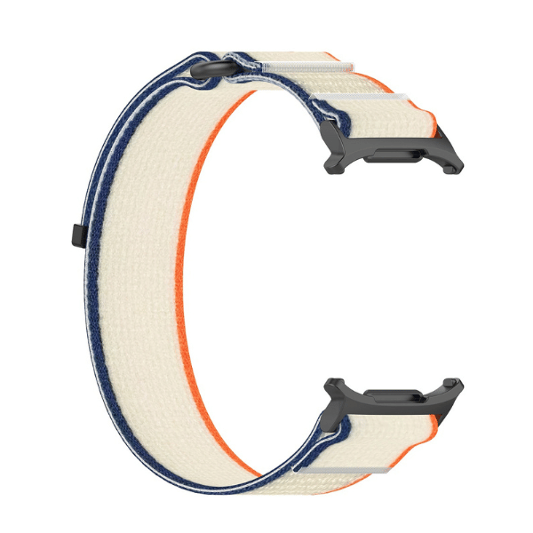 Nylon Strap for Samsung Galaxy Watch Ultra -Orange -Beige