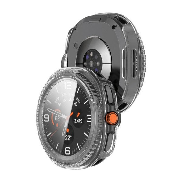 Full Coverage Protective Case for Galaxy Watch 8 Classic 46mm -Clear