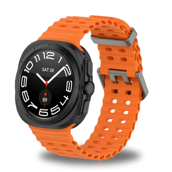 Ocean Silicone Band for Samsung Galaxy Watch Ultra -Orange