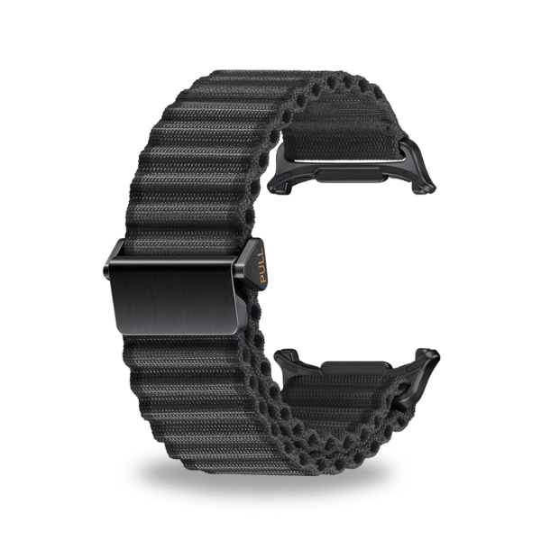 Outdoor Nylon Strap for Samsung Galaxy Watch Ultra 47mm -Black