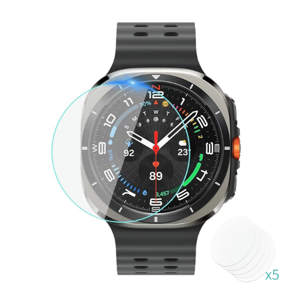 5x Tempered Glass Screen Protector for Samsung Galaxy Watch 7 Ultra (47mm)