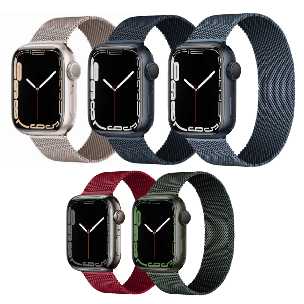 Milanese Stainless Steel magnetic band Colors S7 S8 Series Apple Watch-Thor