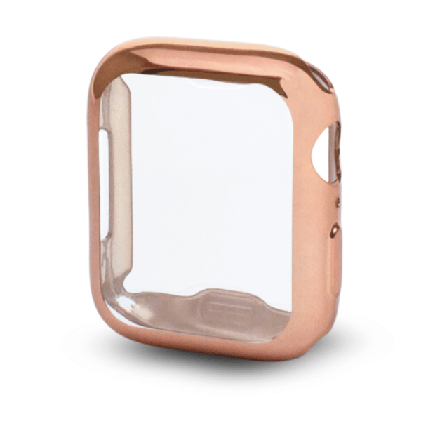 Full Case TPU Protector for Apple Watch 45mm -Rose Gold