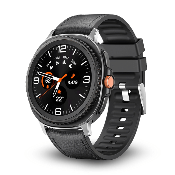 Silicone Band for Samsung Galaxy Watch 8 -Black