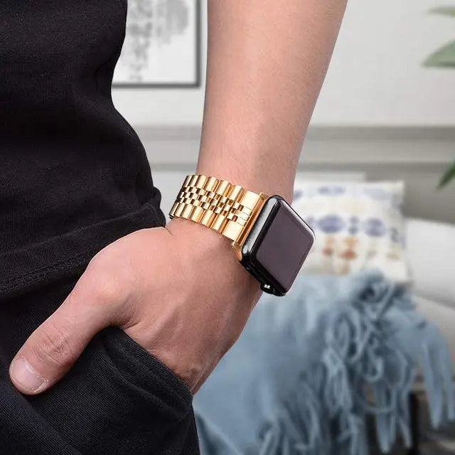 Five Beads Stainless Steel Series Apple Watch Band-Ariel