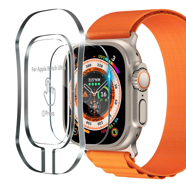 Premium Tempered Glass Screen Protector for Apple Watch Ultra (2-pack)