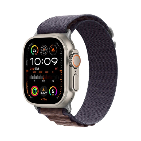 Alpine Loop Apple Watch Nylon Woven Sport Strap 44/45/46/49mm Hunter -indigo