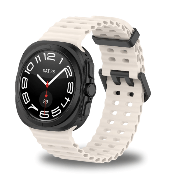 Ocean Silicone Band for Samsung Galaxy Watch Ultra -Beige