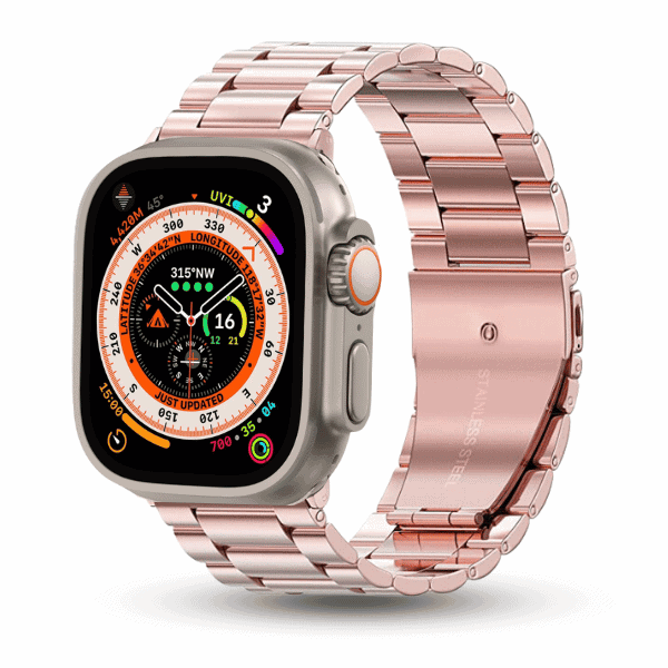 Stainless Steel Series Apple Watch 44/45/46/49mm Band Lexie -Pink