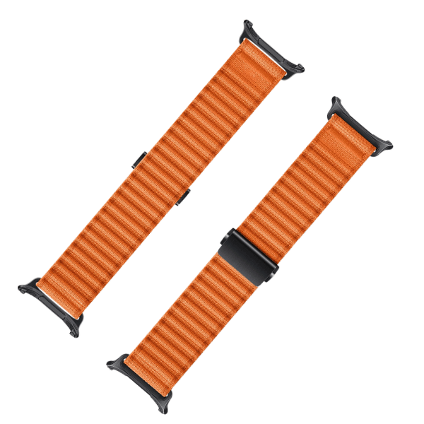 Outdoor Nylon Strap for Samsung Galaxy Watch Ultra 47mm -Orange