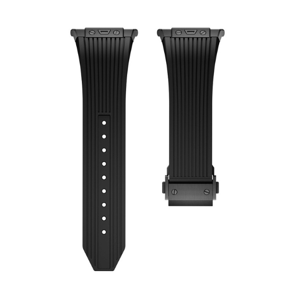 Premium Silicone Strap for Samsung Galaxy Watch Ultra Zeus -Black Black