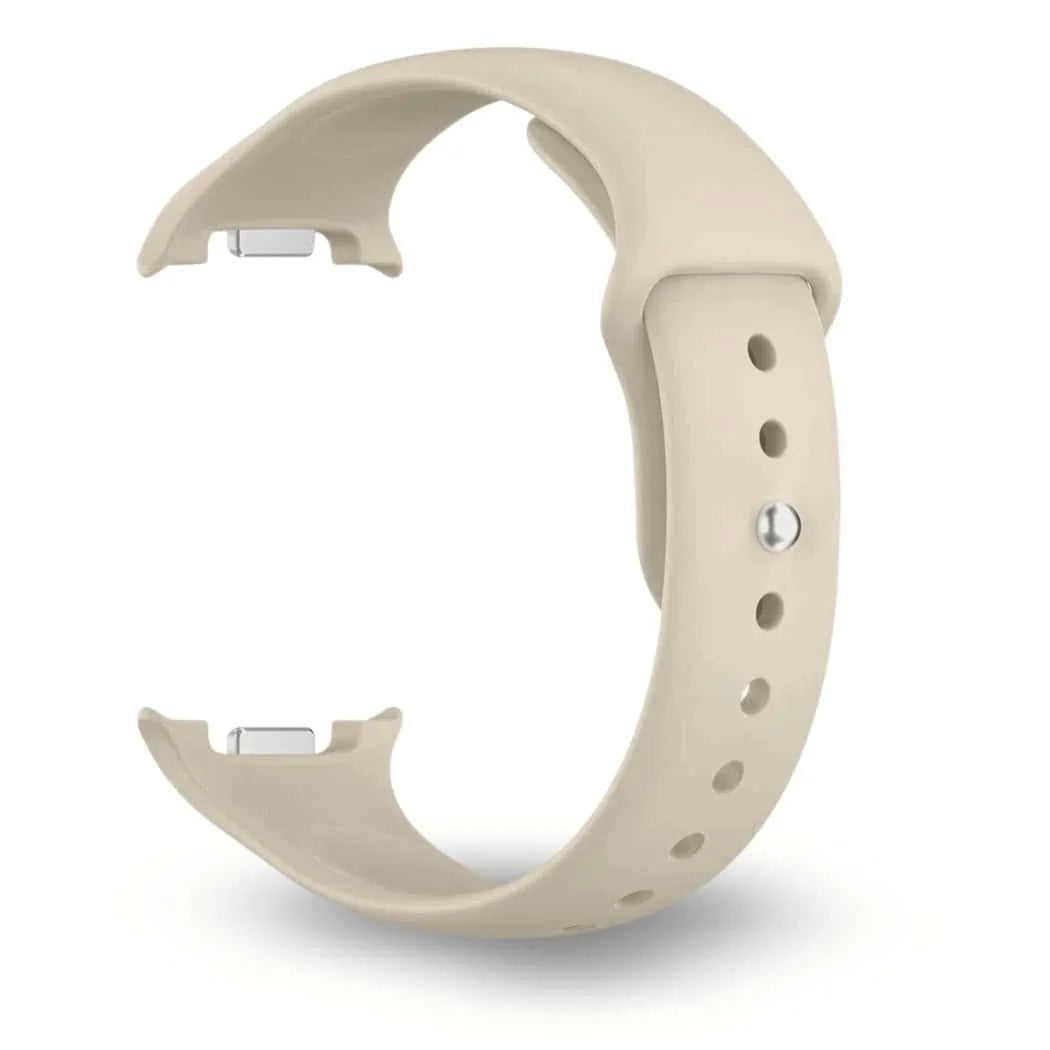 Silicone Sport Band for Samsung Galaxy Watch 8 -Cream