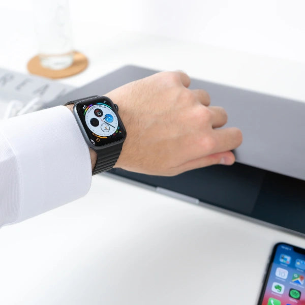 Magnetic link vegan Leather Series Apple Watch Band-Vega