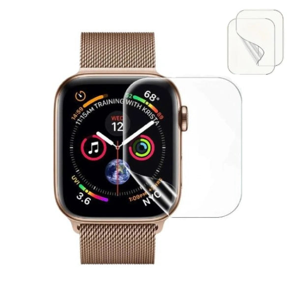 מגן מסך TPU ל- Apple Watch 45mm שקוף סט 2 יחידות