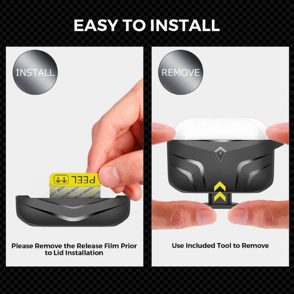 AhaStyle Creative Shockproof TPU Hard-Shell Protective Cover For Airpods Pro 2 Case