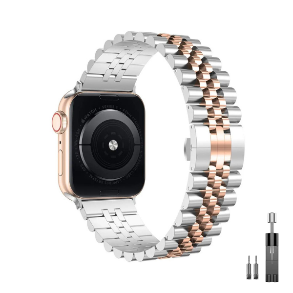 Five Beads Stainless Steel Series Apple Watch Band-Ariel