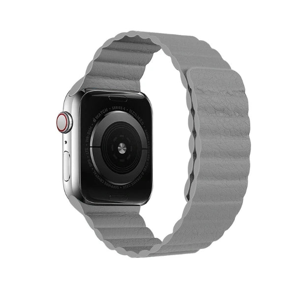 Magnetic link vegan Leather Series Apple Watch Band-Vega
