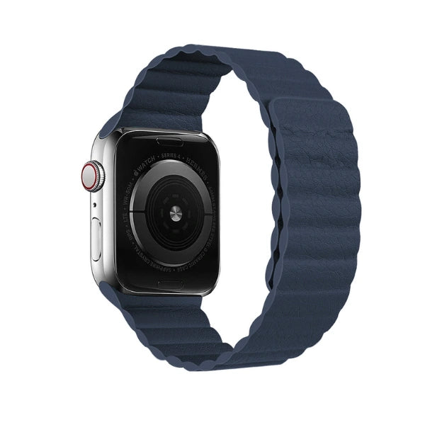 Magnetic link vegan Leather Series Apple Watch Band-Vega