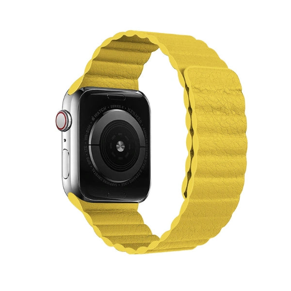 Magnetic link vegan Leather Series Apple Watch Band-Vega