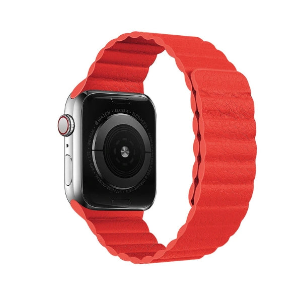 Magnetic link vegan Leather Series Apple Watch Band-Vega