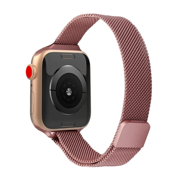 Milanese Slim Stainless Steel Band Magnet Series Apple Watch-Sarafina