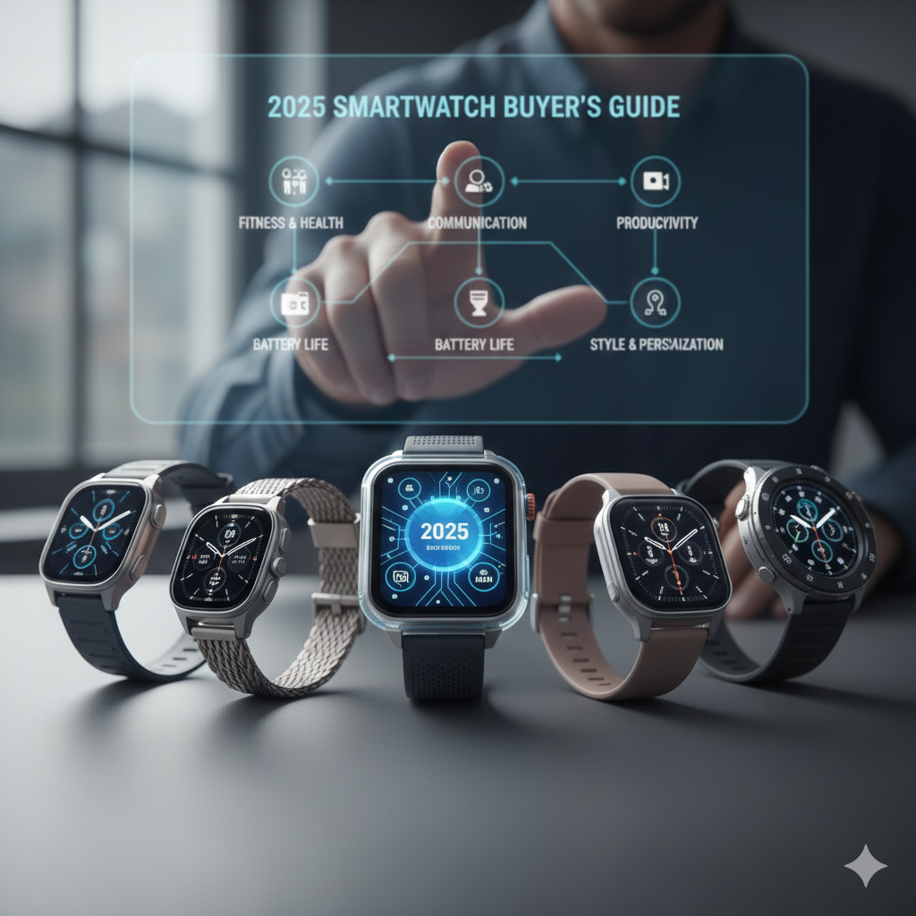 איזה שעון חכם לקנות ב‑2025? מדריך לבחירת שעון חכם שמתאים בדיוק לכם